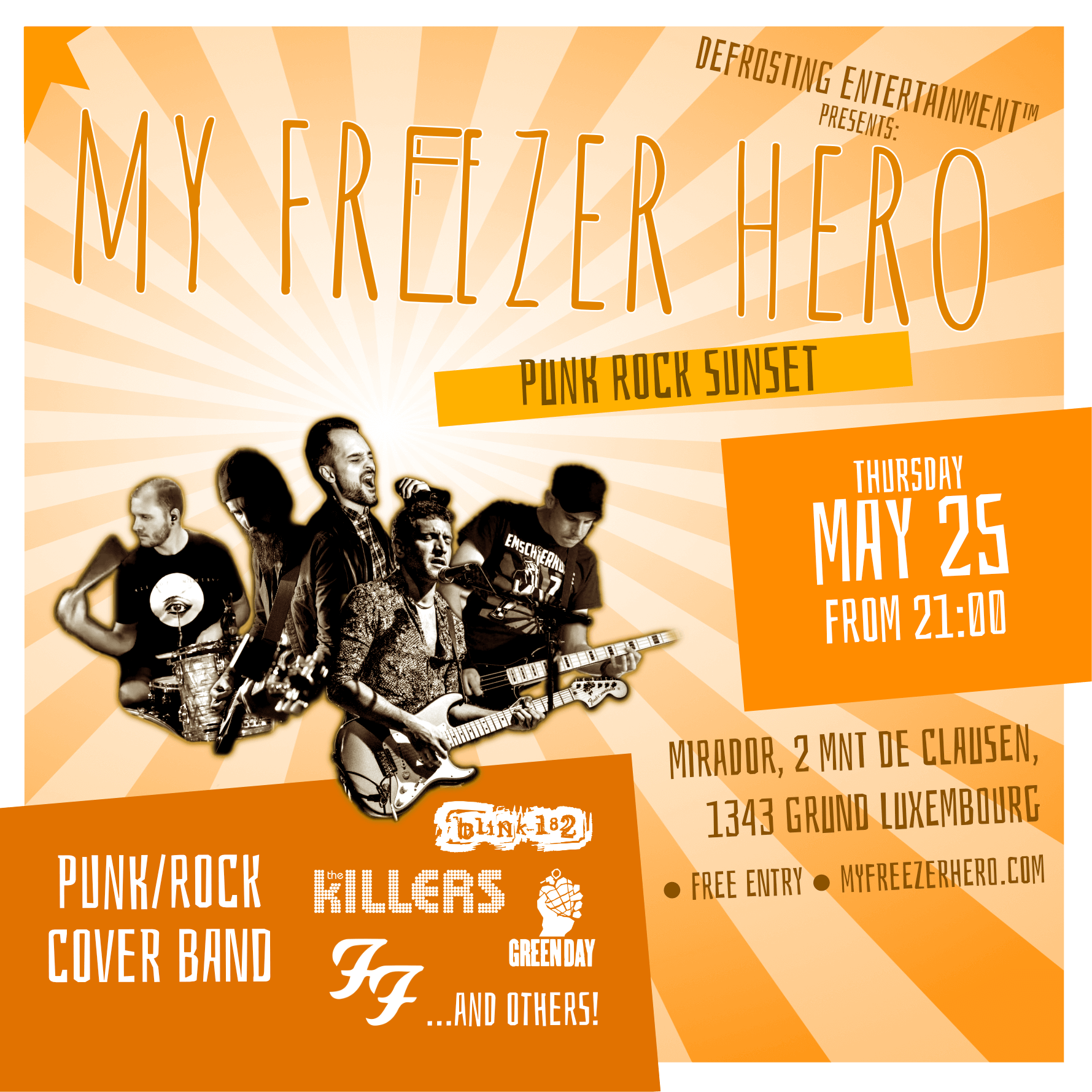 Punk Rock party with My Freezer Hero